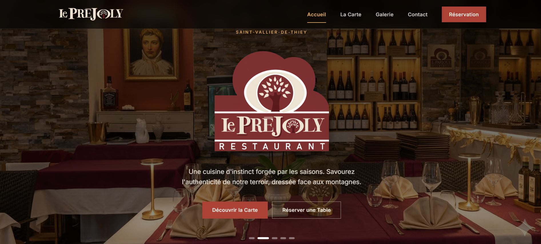 Le Préjoly — Bistronomic French Cuisine